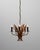 20th Century Italian Gilded Florentine Tole Wheat Sheaf Chandelier by Hans Kögl For Sale - Image 9 of 18