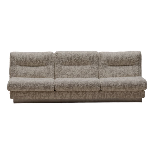 Three-Seater Sofa by Jacques Charpentier, France, 1970s For Sale