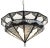 Moroccan Moroccan Metal Work Dish Lamp For Sale - Image 3 of 6