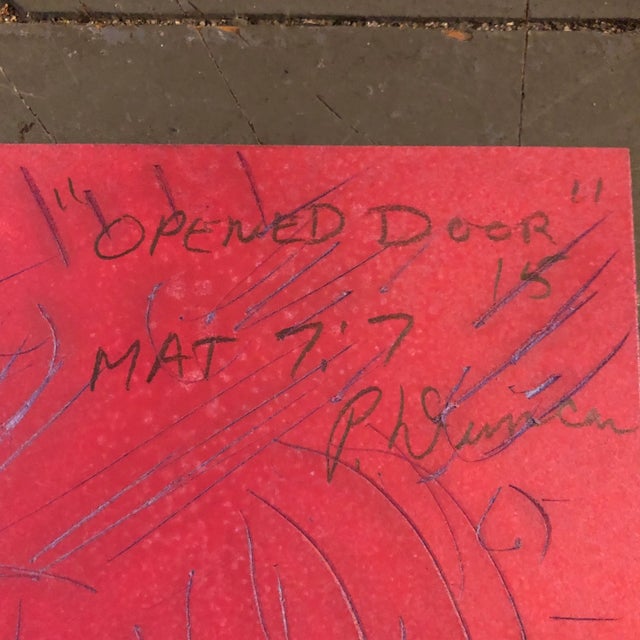 2000 - 2009 Original Vintage Abstract Peter Duncan Encaustic Painting Signed For Sale - Image 5 of 6