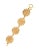 Modern Vintage Chanel Coin Bracelet 1980s Medallion Yellow Gold Tone 31 Rue Cambon For Sale - Image 3 of 4