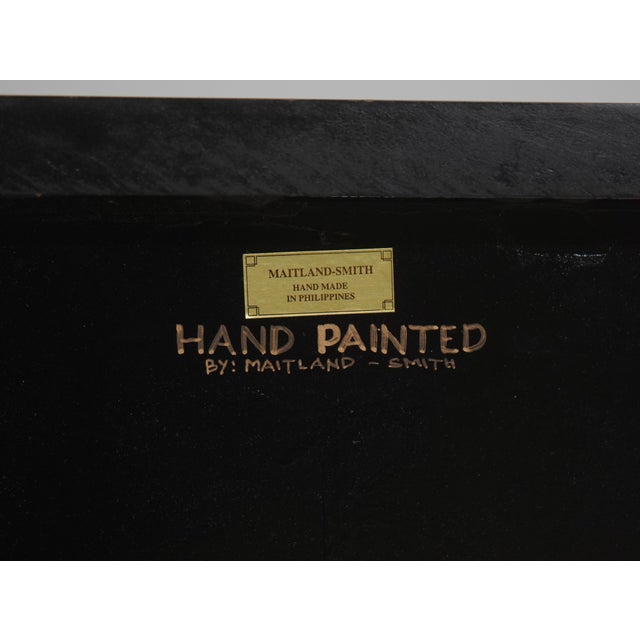 Maitland Smith Chinoiserie Louis XV Style Bombe Commode For Sale - Image 18 of 18