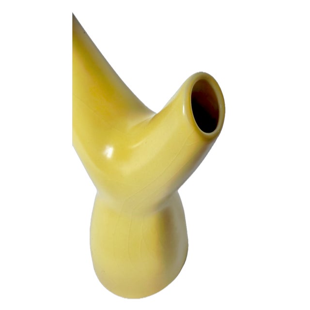 Ceramic Mid-Century Modern Style "Daphne" Sculptural Ceramic Ewer/Pitcher For Sale - Image 7 of 8
