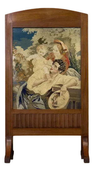 19th Century Fireplace Screen