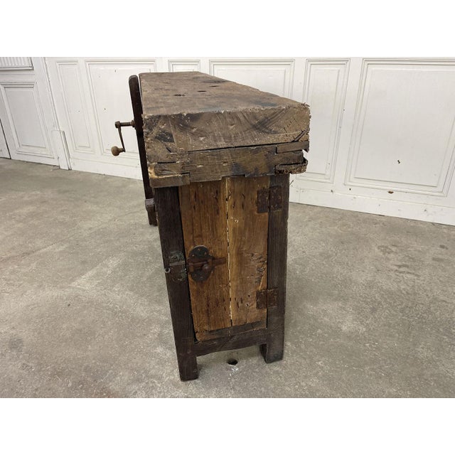 Workbench in Oak, 1920s For Sale - Image 6 of 10