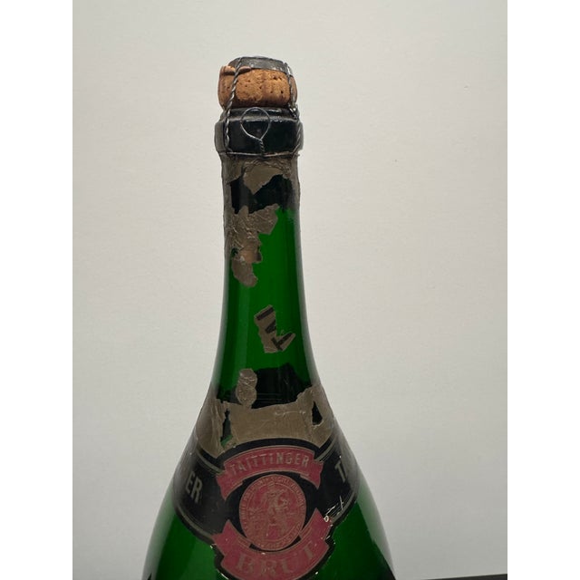 Mid 20th Century Vintage Taittinger Champagne Display Bottle For Sale - Image 5 of 11