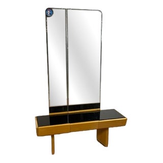 Vintage Sideboard with Mirror by Jitona, 1968 For Sale