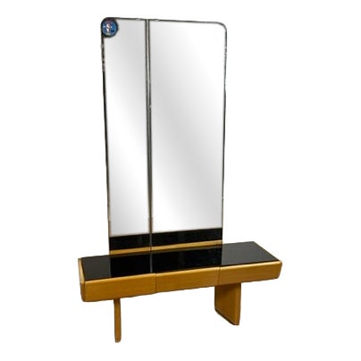 Vintage Sideboard with Mirror by Jitona, 1968 For Sale