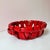 1980s Vintage Tadinate Style Red Woven Ceramic Basket For Sale - Image 5 of 7