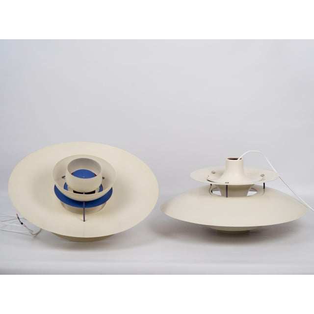 Vintage PH 5 Pendant Lamps by Poul Henningsen for Louis Poulsen, Denmark, 1958, Set of 2 For Sale - Image 9 of 18