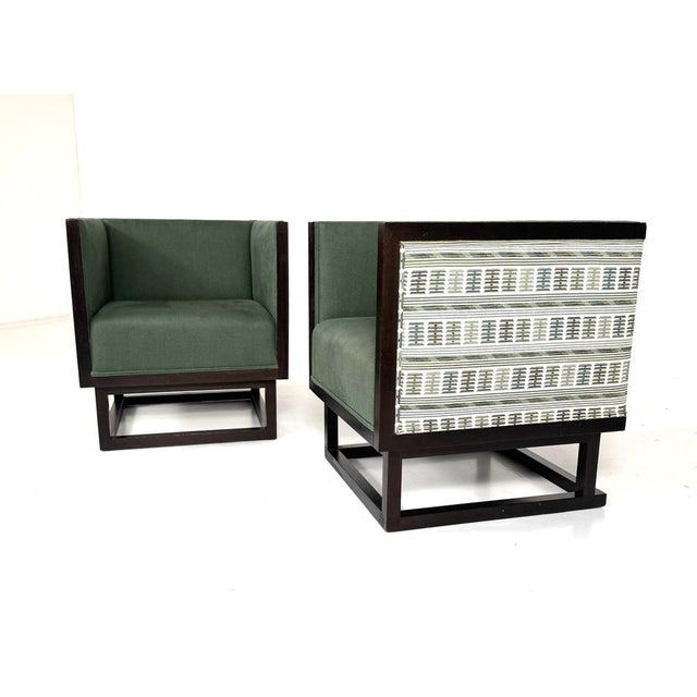Cabinett Chairs by Josef Hoffmann for Wittmann, 1980s, Set of 2, in Flawless conditions. Designed 1890 to 1919 This piece...