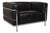 LC3 Leather Club Chair by Le Corbusier for Cassina For Sale