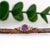 Contemporary Purple Sapphire W Earth Mined Diamonds Ring in 14k Solid Rose Gold | Ov 6x4mm For Sale - Image 3 of 7
