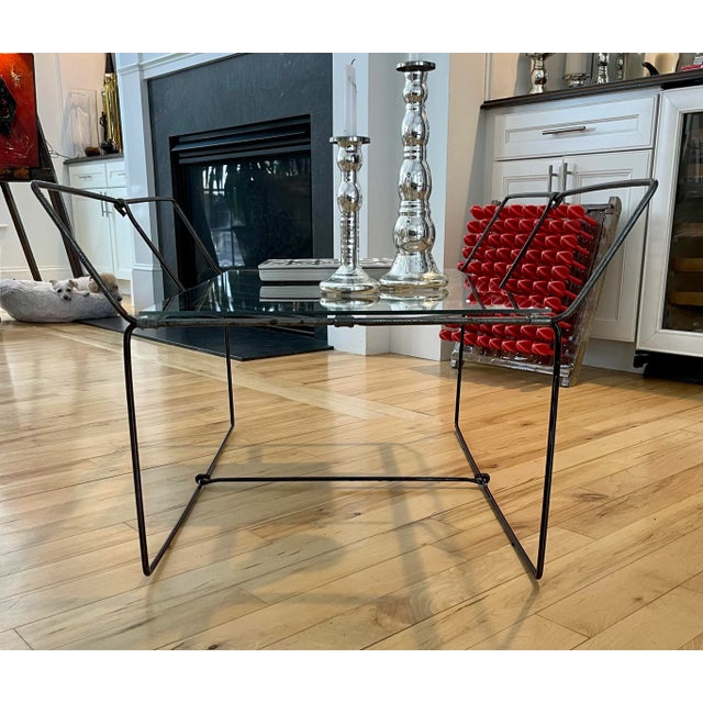 Gray 1970s Modern Industrial Coffee Table For Sale - Image 8 of 13