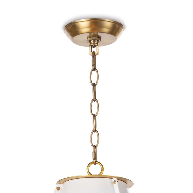 Regina Andrew French Maid Chandelier Small in White For Sale - Image 4 of 9