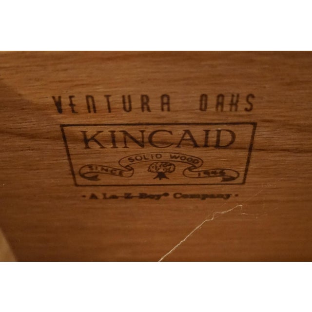 Late 20th Century Kincaid Furniture Ventura Oaks Collection Early American Contemporary 24" Two Drawer Nightstand For Sale - Image 12 of 13