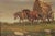 Elemer Kovacs Framed Covered Wagon Painting For Sale - Image 9 of 12