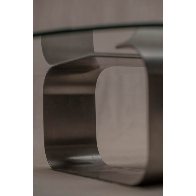 Vintage French Coffee Table by Francois Monnet, 1970s For Sale - Image 12 of 13