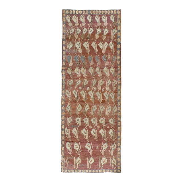 Galerie Shabab Collection Mid-20th Century Turkish Anatolian Small Runner For Sale