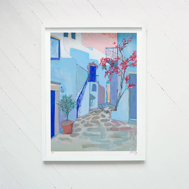 This limited edition print was made from an original painting done in acrylic, gouache, and pencil. Print is signed by...