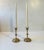Scandinavian Functionalist Candlesticks in Brass, 1940s, Set of 2 For Sale - Image 3 of 7