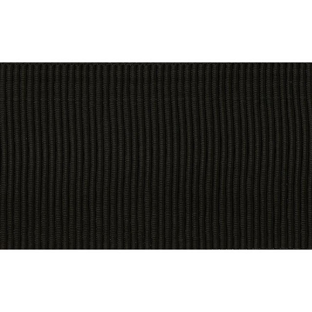 Contemporary Sample - Schumacher Wide Faille Tape in Black For Sale - Image 3 of 3