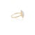 Metal 4.28 Ctw Bezel Set Chalcedony Gemstone Rings in 14k Solid Yellow Gold Size 3.5 For Sale - Image 7 of 8