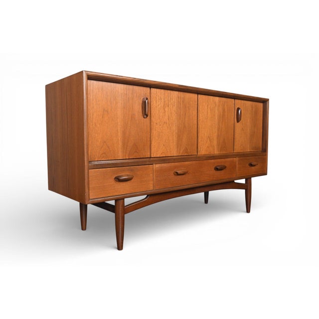 Mid 20th Century Mid 20th Century Small G Plan "Scandinavian Range" Credenza in Teak #1, Attributed For Sale - Image 5 of 6