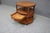 Mahogany Art Deco style drum table with drawer.