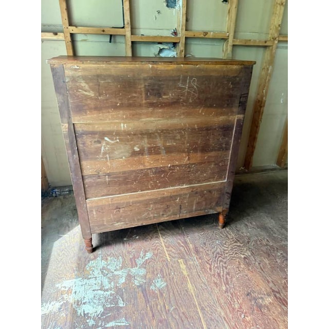 Antique Federal Style Burled Wood Tiger Maple Chest of Drawers For Sale - Image 9 of 18