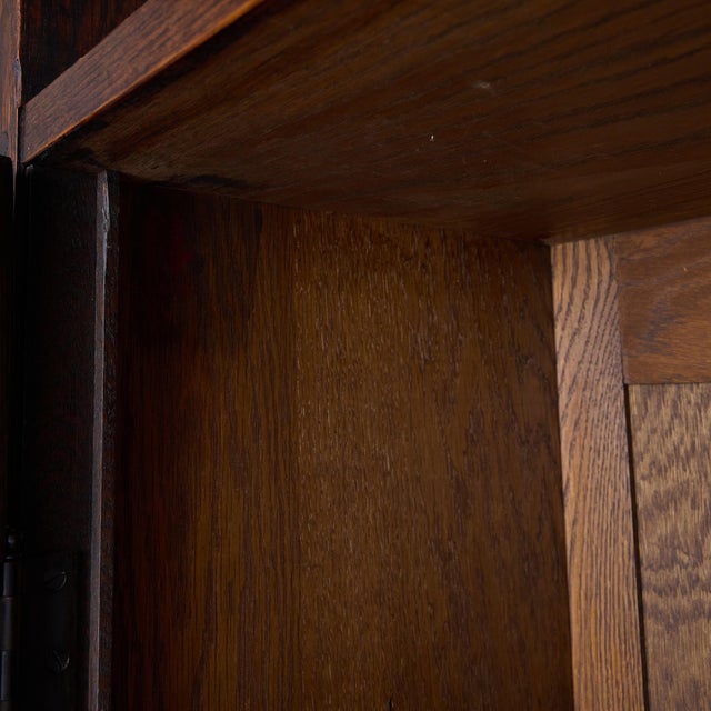 1910s Large Two-Door Bookcase by Gustav Stickley For Sale - Image 13 of 15