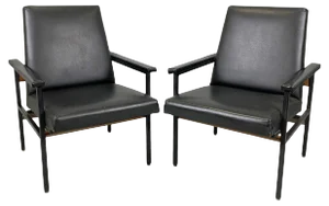 Set of Vintage Adjustable Armchairs, Czechoslovakia, 1970s