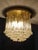 Metal Murano Glass Flower Chandelier from Venini, 1960s For Sale - Image 7 of 10