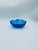Vintage-style bowl from the 1970s/80s, made of high-quality, thick glass. The bowl is a deep cobalt blue in a distinctive...