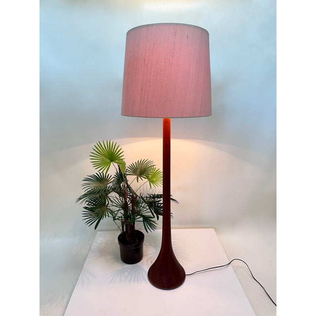 Large Sculptural Height-Adjustable Floor Lamp in Teak from Domus, Germany, 1970s For Sale - Image 10 of 18