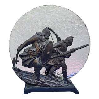 Vintage Warrior Table Lamp, 1960s For Sale