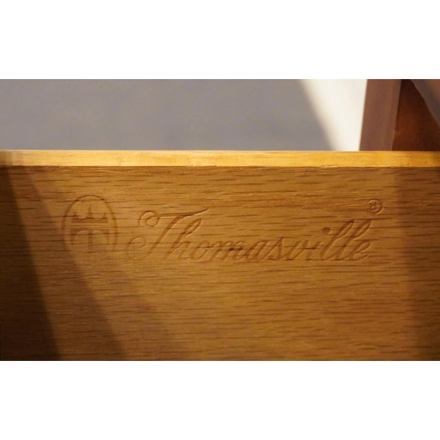 Thomasville Furniture Collector's Cherry Traditional Style 66" Server Buffet W. Slide-And-Drop-Top 720-26 For Sale - Image 10 of 12