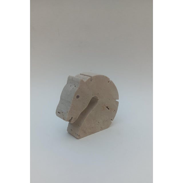 Italian Travertine Horse by Fratelli Mannelli, 1970s For Sale - Image 6 of 7