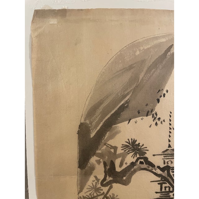 Chinese Antique Chinese Temple Painting For Sale - Image 3 of 5
