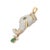 Not Yet Made - Made To Order 1.1ct Emerald Gemtone & 4ct Diamond Vintage Elephant Pendant in 18k Gold For Sale - Image 5 of 12