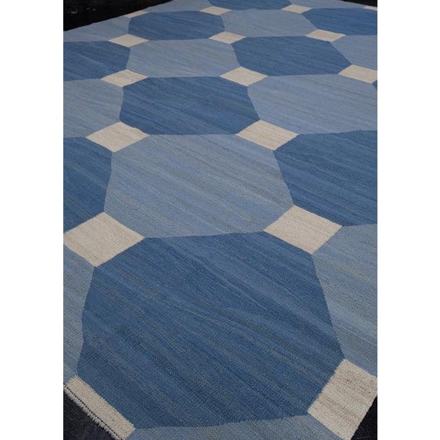 2010s Oriental Flat Weave Turkish Kilim 9'6" x 12'2" For Sale - Image 5 of 7