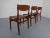 Danish Solid Teak Dining Chairs, 1960s, Set of 3 For Sale - Image 6 of 18