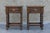 A handsome pair of early 20th-century french oak bedside cabinets in the louis xiii style. Each has a single drawer with...