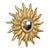 Vintage Convex Gilt Sunburst Witch Mirror, 1960s For Sale - Image 16 of 18