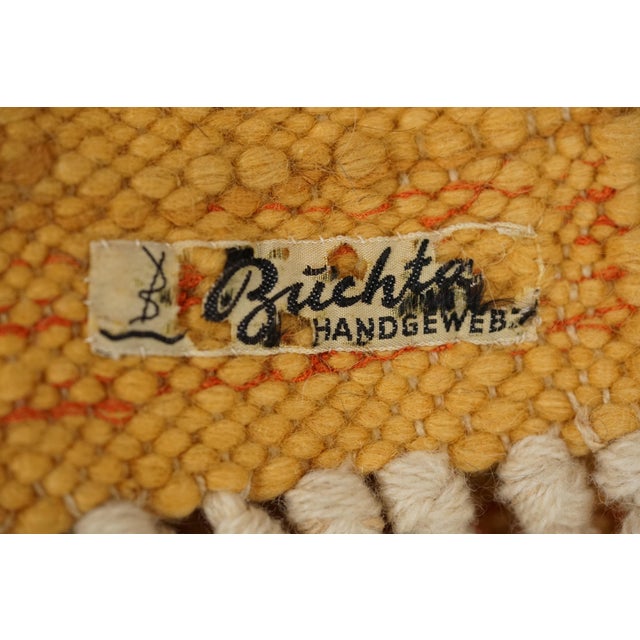 Mid-Century Modern Handwoven Tapestry, 1960s For Sale - Image 6 of 9