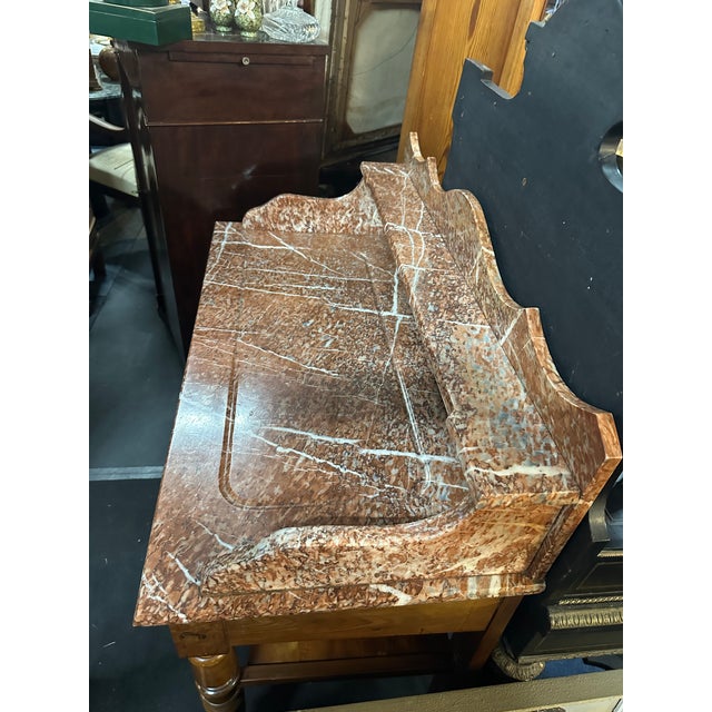 1950s Dressing Table in Marble For Sale - Image 5 of 8