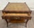 Late 20th Century Vintage Townsend Mfg. Co. Tooled Leather Top Mahogany End Table For Sale - Image 5 of 18