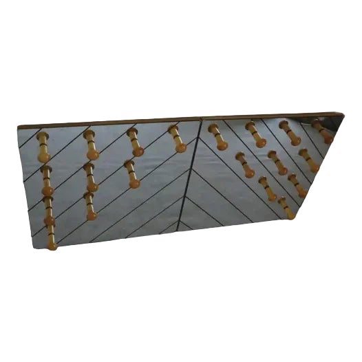 Vintage Coat Hanger Mirrors with Geometric Effect, 1970s For Sale