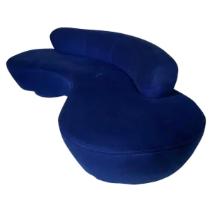 Vladimir Kagan Serpentine Cloud Sofa for Directional, Signed