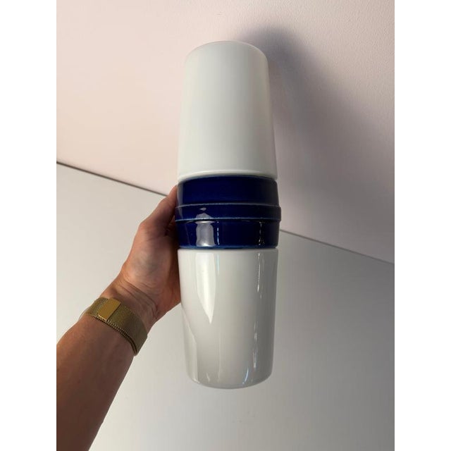 Blue Blue Model 6065 Wall Lamp by Sigvard Bernadotte for Ifö For Sale - Image 8 of 11